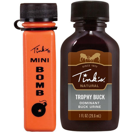 Tinks Trophy Buck Squeeze Bottle w/MiniBomb 1oz | Tinks