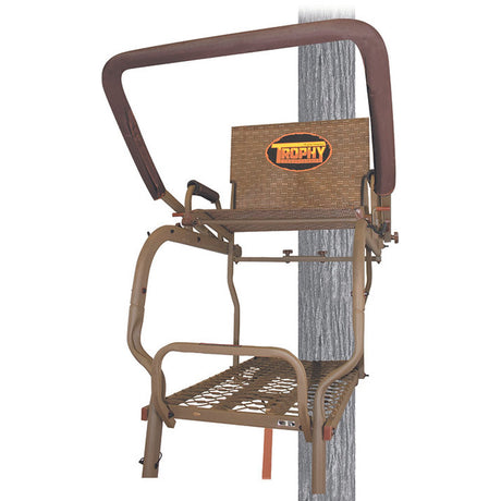 Trophy Treestands Mountaineer Ladderstand Single Person 20 ft. | Trophy Treestands