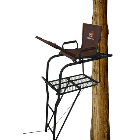 Trophy Treestands Maxgrip Elite Ladderstand Single Person 18.5 ft. | Trophy Treestands