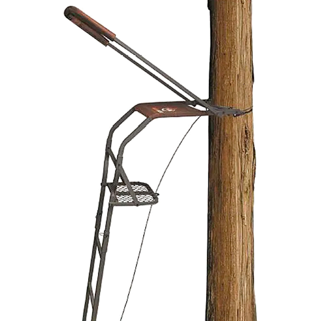 Trophy Treestands Maxgrip Deluxe Ladderstand Single Person 16 ft. | Trophy Treestands