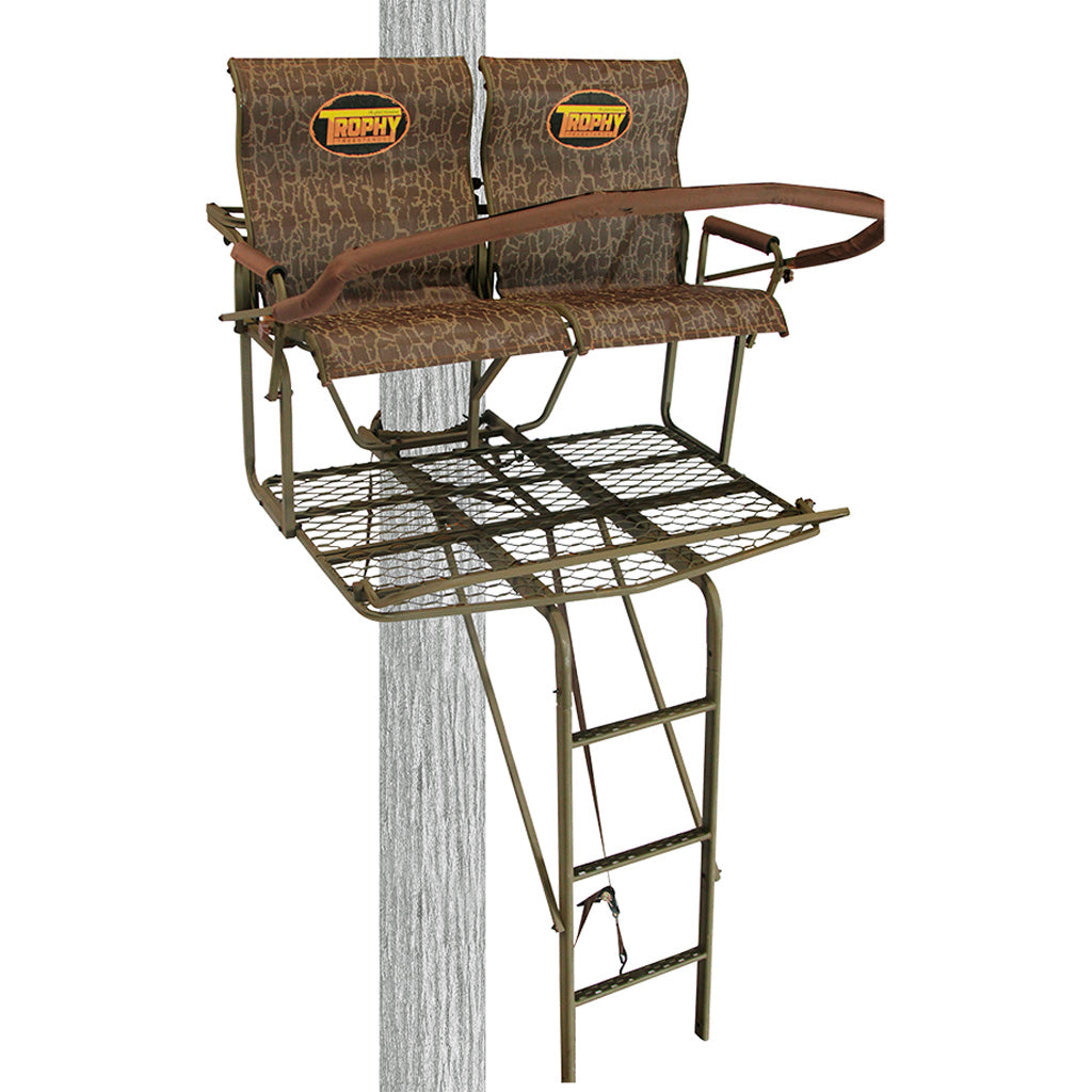 Trophy Treestands Big Easy Ladderstand Two Person 20 ft. | Trophy Treestands