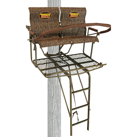 Trophy Treestands Big Easy Ladderstand Two Person 20 ft. | Trophy Treestands