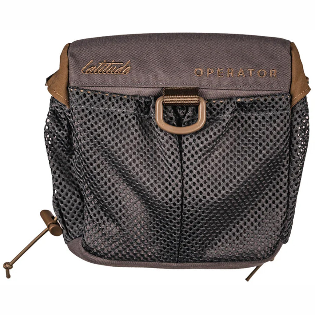Latitude Operator Saddle Pouch Gray | Latitude Outdoors