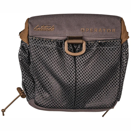 Latitude Operator Saddle Pouch Gray | Latitude Outdoors