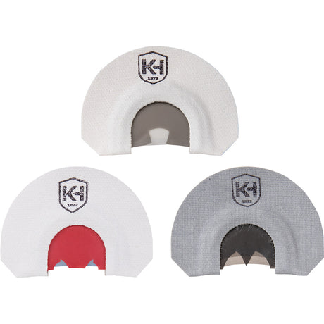 Knight and Hale Smoke Show Mouth Turkey Call 3 pk. Barbers, Ghost & Batwing Cut | Knight And Hale