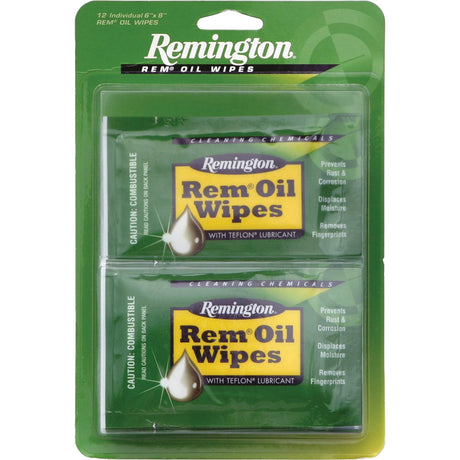 Remington Rem Oil 12 pk. Wipes | Remington