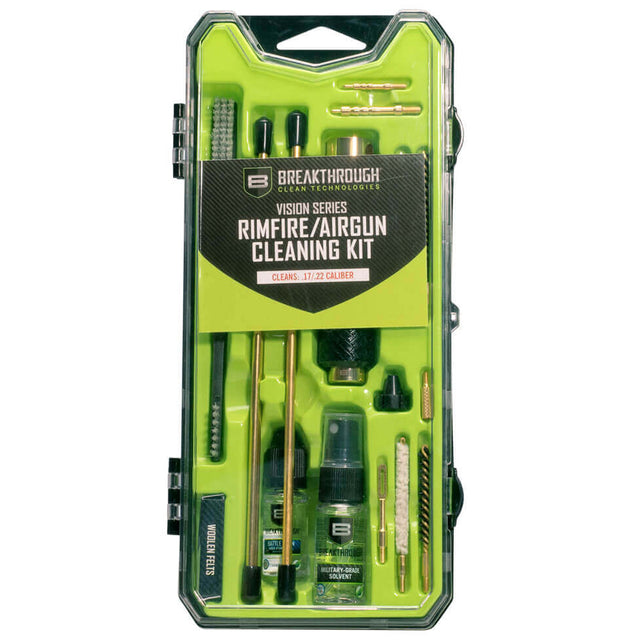 Breakthrough Vision Series Hard Case Cleaning Kit Airgun/Rimfire 17 cal. / 22 cal. | Breakthrough