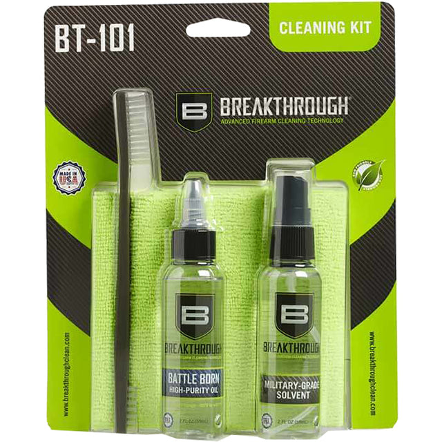 Breakthrough Basic Kit with Military Grade Solvent 2 oz. Bottle, High Purity Oil 2 oz. | Breakthrough