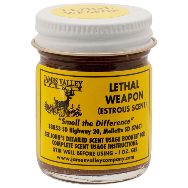 James Valley Gel Scents Lethal Weapon Buck Lure 1 oz. | James Valley