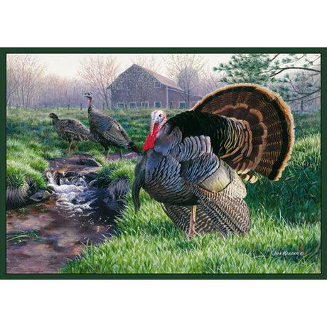 Custom Printed Rug Wild Turkey | Custom Printed Rugs