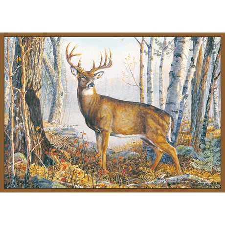 Custom Printed Rug Whitetail Deer | Custom Printed Rugs