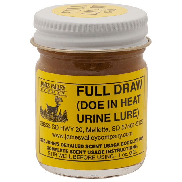 James Valley Gel Scents Full Draw Lure 1 oz. | James Valley