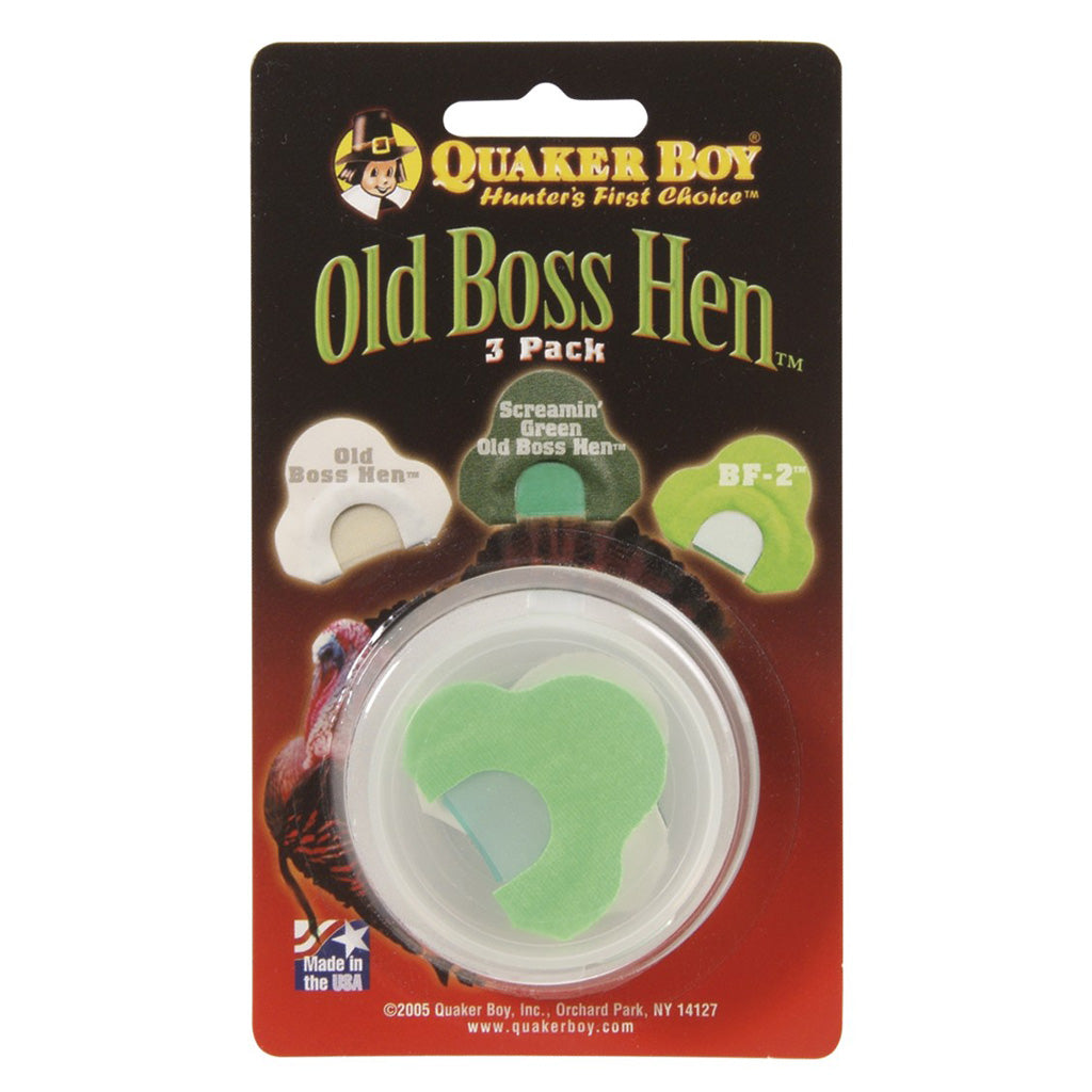 Quaker Boy Old Boss Hen Turkey Call 3 pk. | Quaker Boy