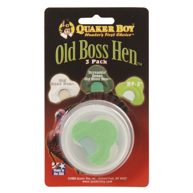 Quaker Boy Old Boss Hen Turkey Call 3 pk. | Quaker Boy