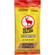 Wildlife Research Scent Killer Dryer Sheets Autumn 12 pk. | Wildlife Research