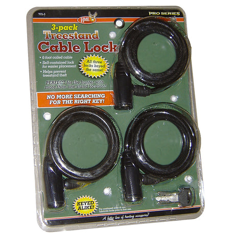 HME Treestand Cable Locks 3 pk. | HME