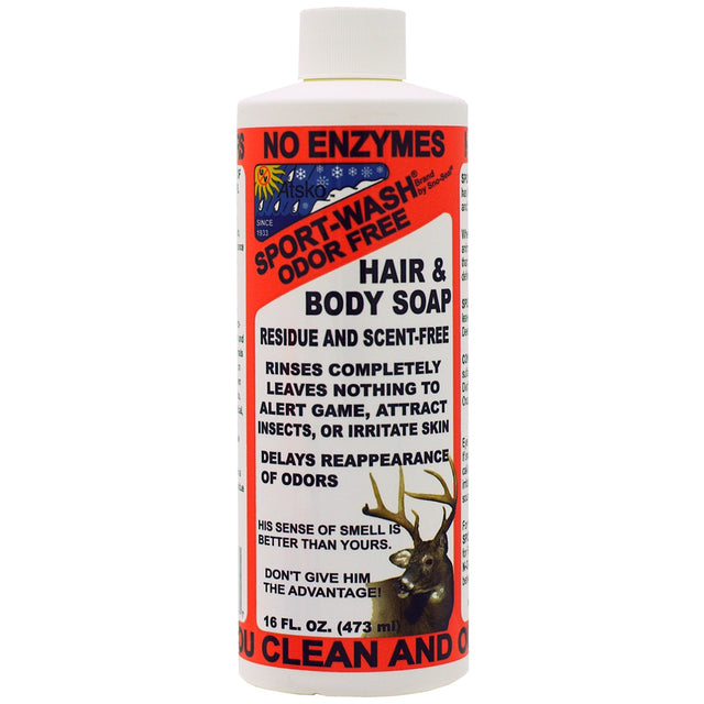 Atsko Sport Wash Hair/Body Soap 16 oz. | Atsko