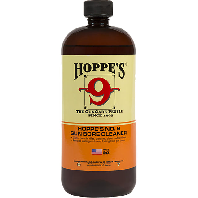 Hoppes No. 9 Gun Bore Cleaner Quart Bottle | Hoppe's