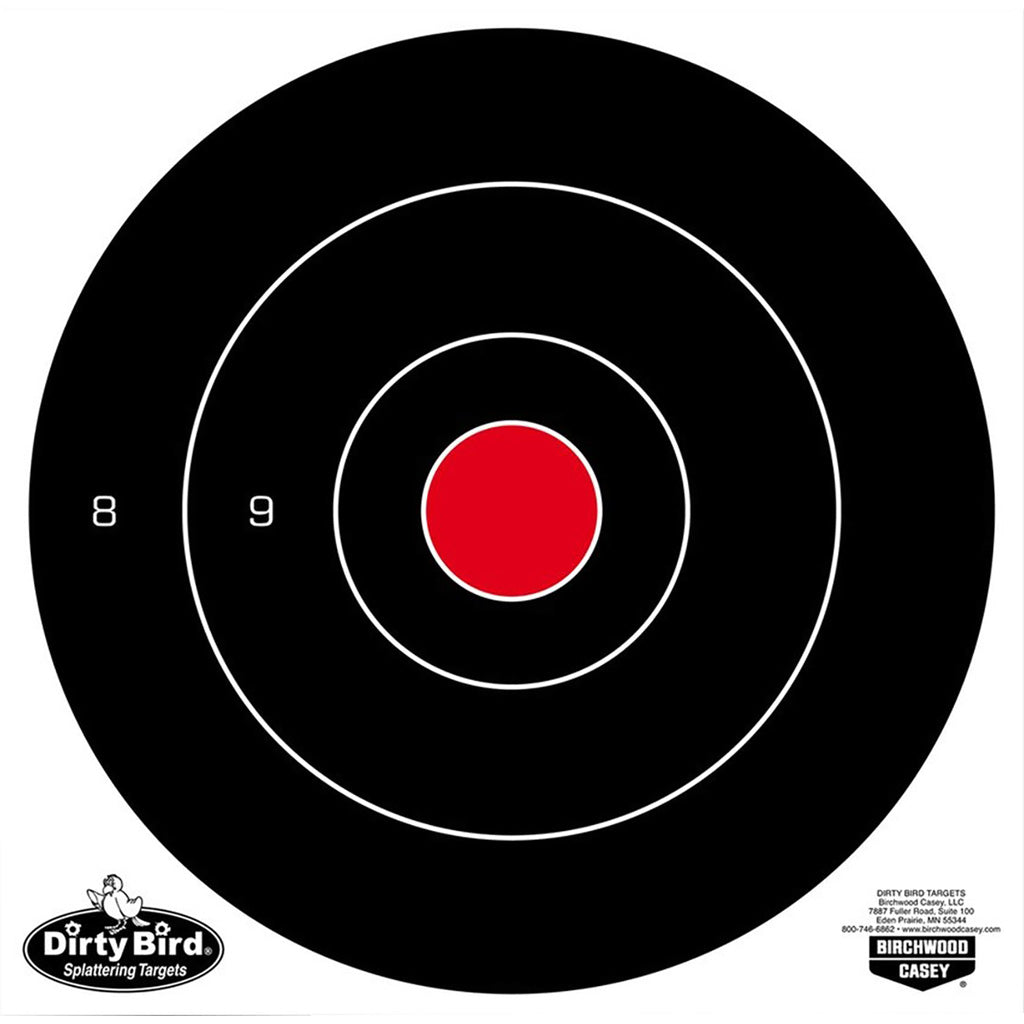 Birchwood Casey Dirty Bird Target Bullseye 8 in. 25 pk.