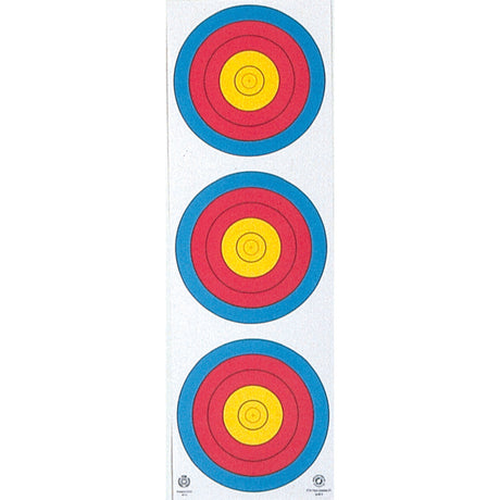 Maple Leaf Target Face 3-Spot Vertical 25 pk. | Maple Leaf Press