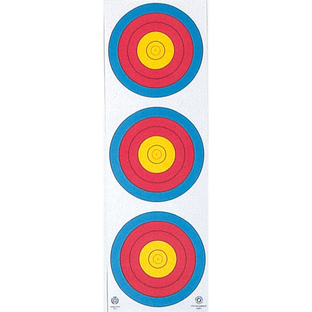 Maple Leaf Target Face 3-Spot Vertical 25 pk. | Maple Leaf Press
