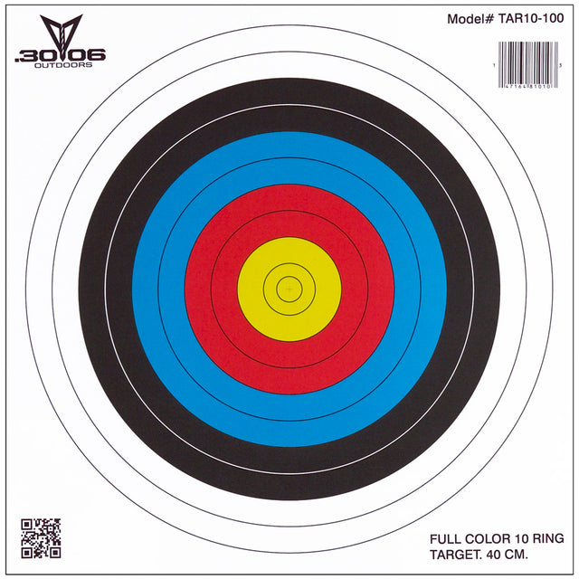 30-06 Paper Targets 40 cm 10 Ring 100 pk. | 30-06