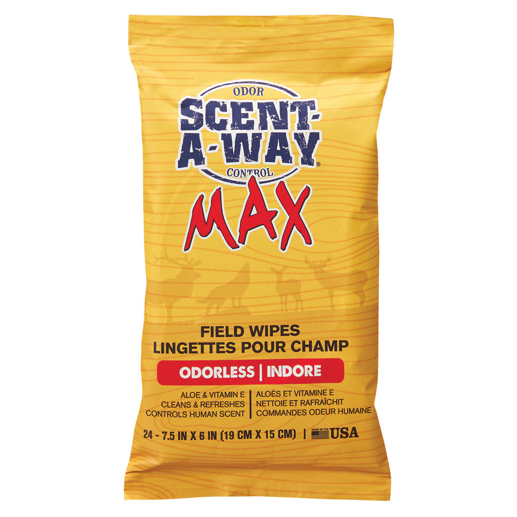 Scent-A-Way Max Field Wipes 24 pk. | Scent-A-Way