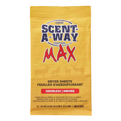 Scent-A-Way Max Dryer Sheets 15 pk. | Scent-A-Way