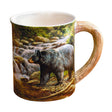 Wild Wings Sculpted Mug Shadow of the Forest Bear | Wild Wings