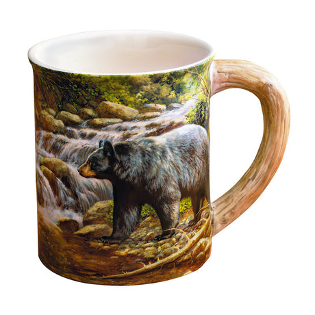Wild Wings Sculpted Mug Shadow of the Forest Bear | Wild Wings