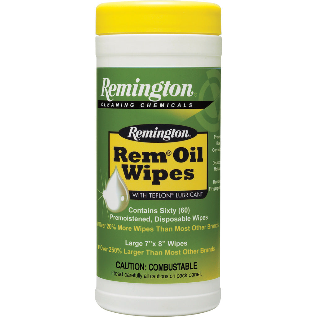 Remington Rem Oil 60 ct. Pop Top Canister Wipes | Remington