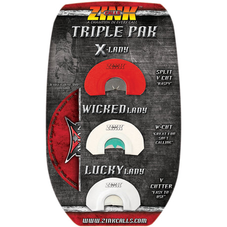 Zink Triple Pak Turkey Call 3 pk. | Zink Calls