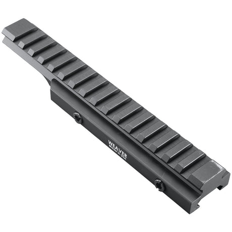 Weaver AR Flat Top Riser Rail Matte | Weaver