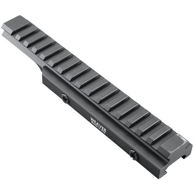 Weaver AR Flat Top Riser Rail Matte | Weaver