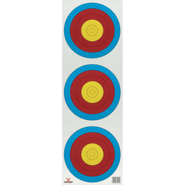 30-06 Paper Targets 3 Spot Vertical 100 pk. | 30-06