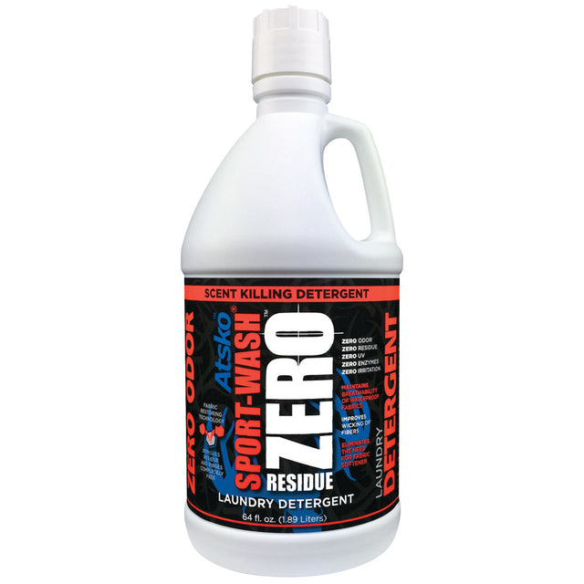 Atsko Zero Sport Wash Laundry Detergent 64 oz. | Atsko