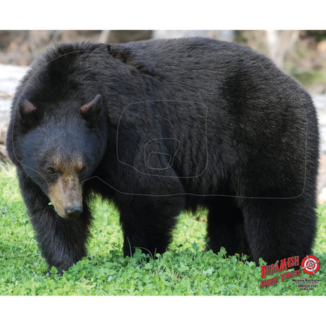 DuraMesh Archery Target Black Bear 25 in. x 32 in. | DuraMesh