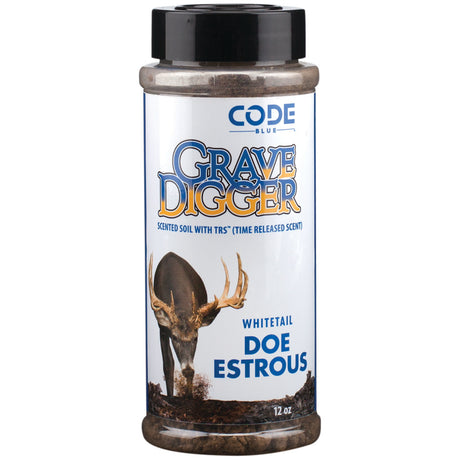 Code Blue Grave Digger Doe Estrus Urine 12 oz. | Code Blue