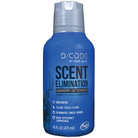 Code Blue D-Code Odor Eliminator Laundry Detergent 16 oz. | Code Blue