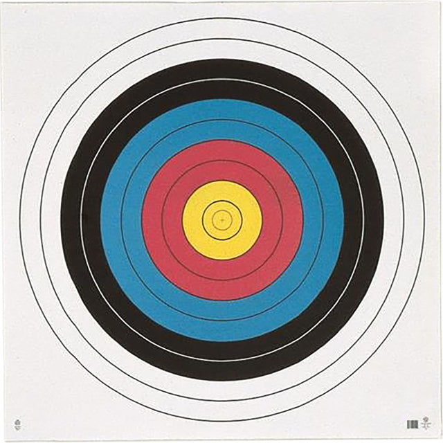 Maple Leaf Target Face FITA 10-Ring 80 cm. 12 pk. | Maple Leaf Press