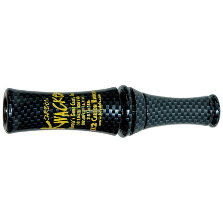 Haydels Carbon Kwacker Mallard Duck Call 2-Reed Carbon Finish | Haydel Game Calls