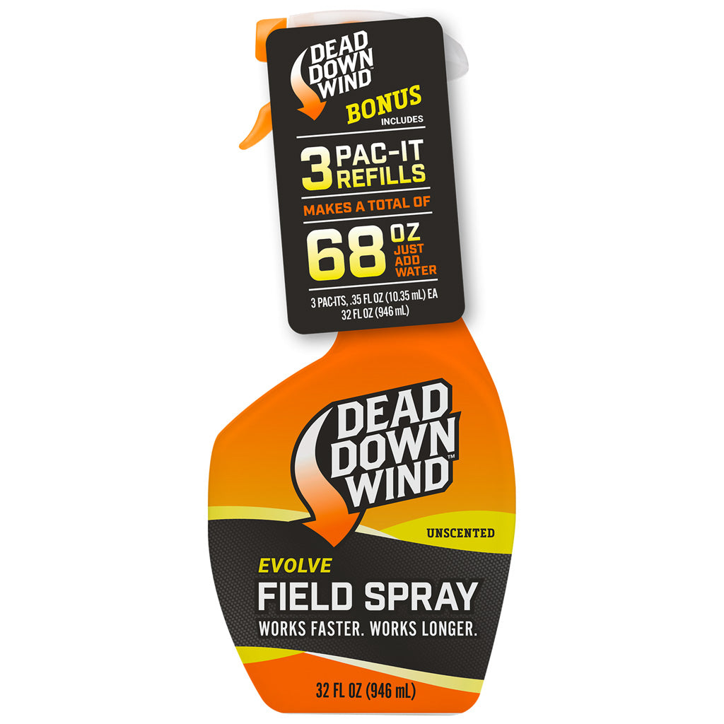 Dead Down Wind Field Spray Combo 32 oz. plus 3-12 oz. Pac-Its (68 oz.) | Dead Down Wind