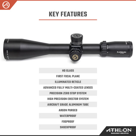 Ares BTR GEN2 HD 2.5-15x50 APLR4 FFP IR MOA Reticle