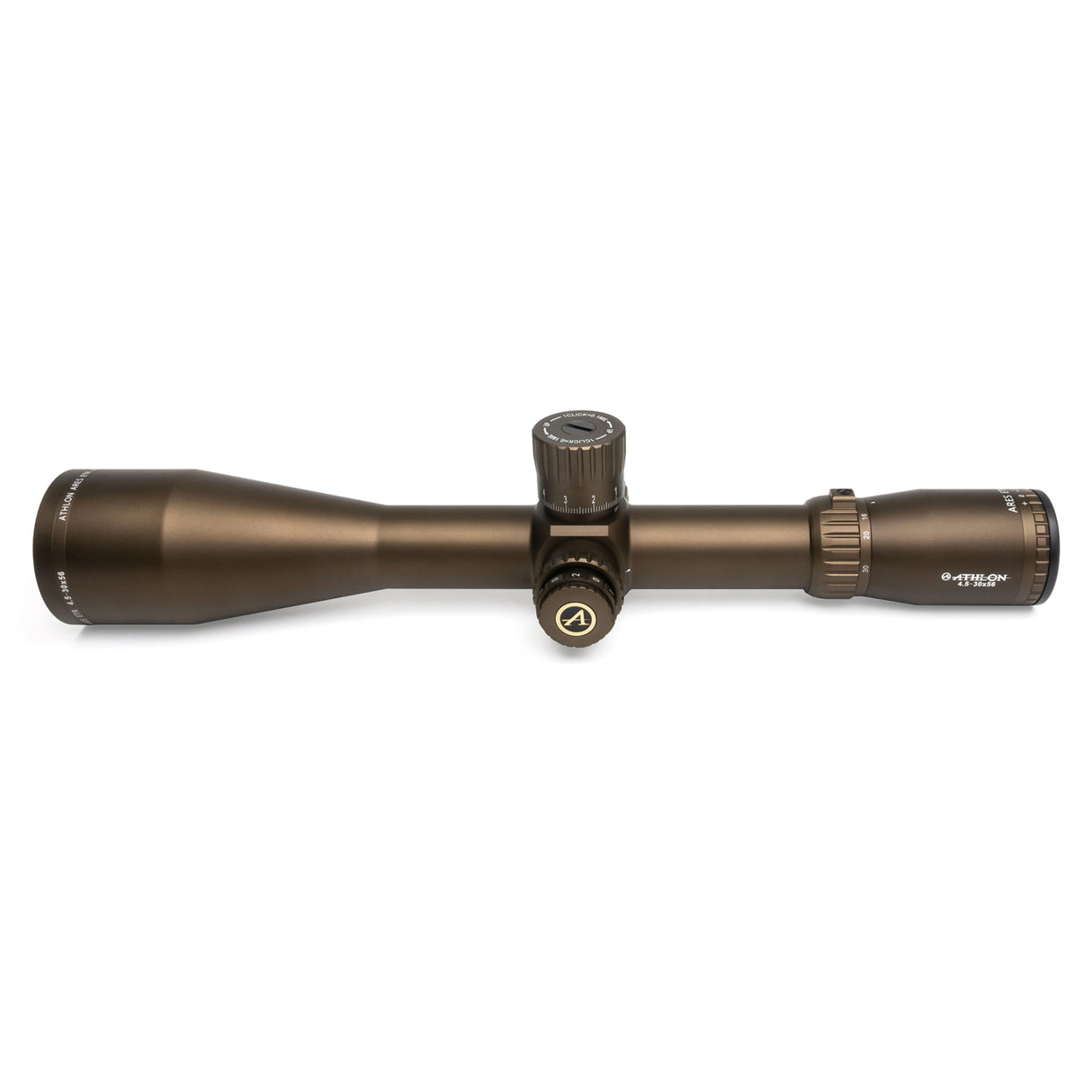 Ares ETR UHD 4.5-30x56 APRS1 FFP IR MIL Reticle (Brown)